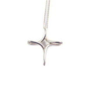 TIFFANY Co Elsa Peretti infinity Crossbody necklace sterling silver weighing